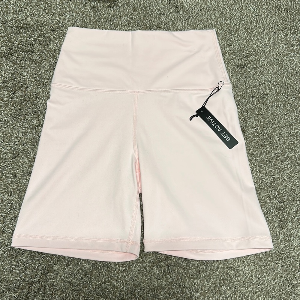NWT SET ACTIVE Luxform Bike Shorts